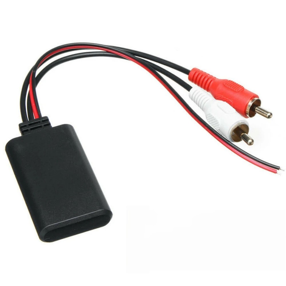 5-12V Car Bluetooth 5.0 Module 2RCA AUX Cable Adapter Audio Radio Stereo
