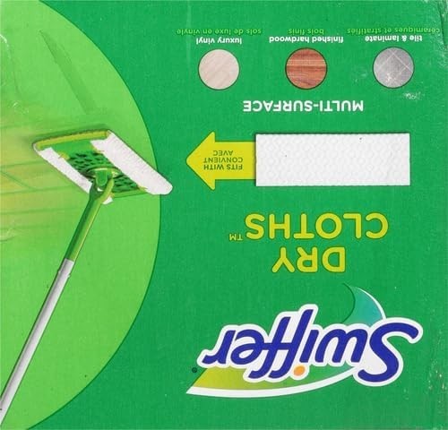 Swiffer Sweeper Dry Sweeping Pad, Multi Surface Refills for Dusters Floor Mop