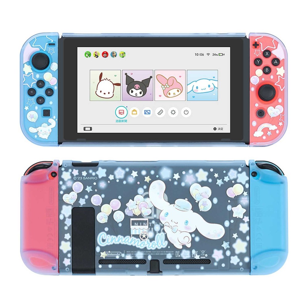GeekShare Protective Case for Nintendo Switch Console & JoyCon Cover Cinnamoroll