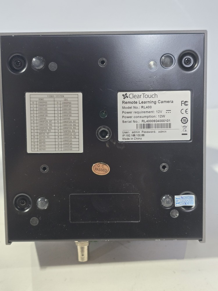 Clear Touch RL400 Camera