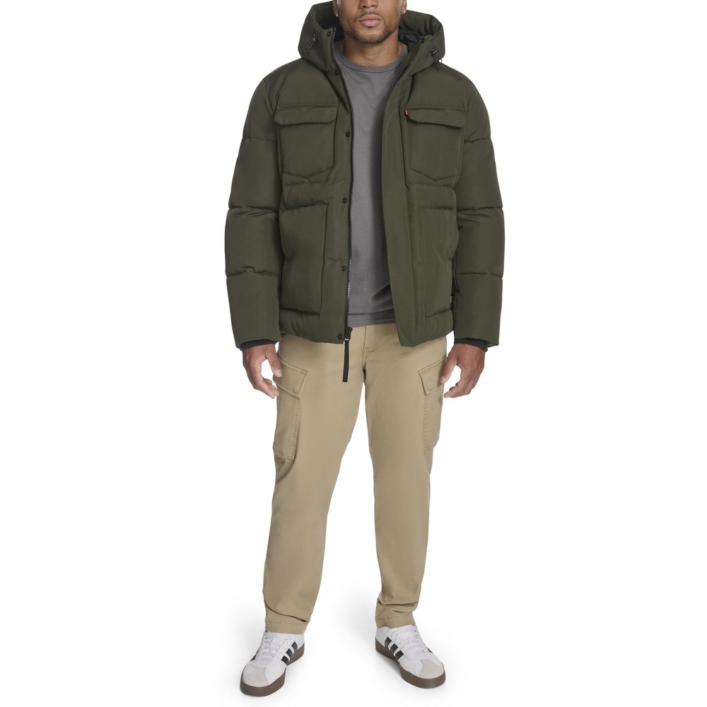 Levi's Men's Softshell Trucker Jacket 5X-Large Tall Olive