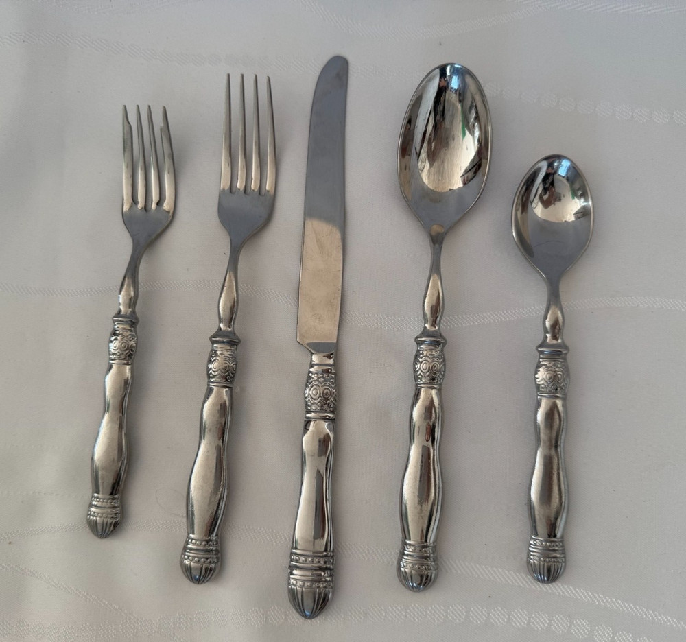 Southern Living GALLERY Stainless Flatware-5 Pc Place Setting-Multiple Sets