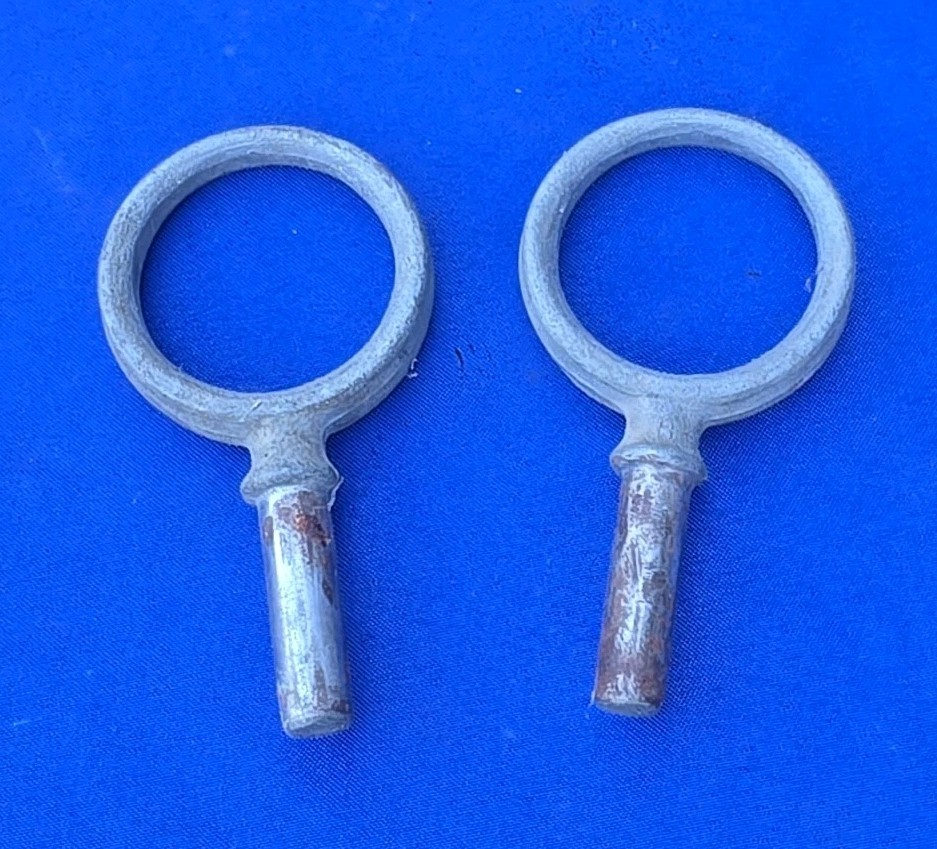 Matching Galvanized Round Oarlocks Rowing Boating 2-1/4"
