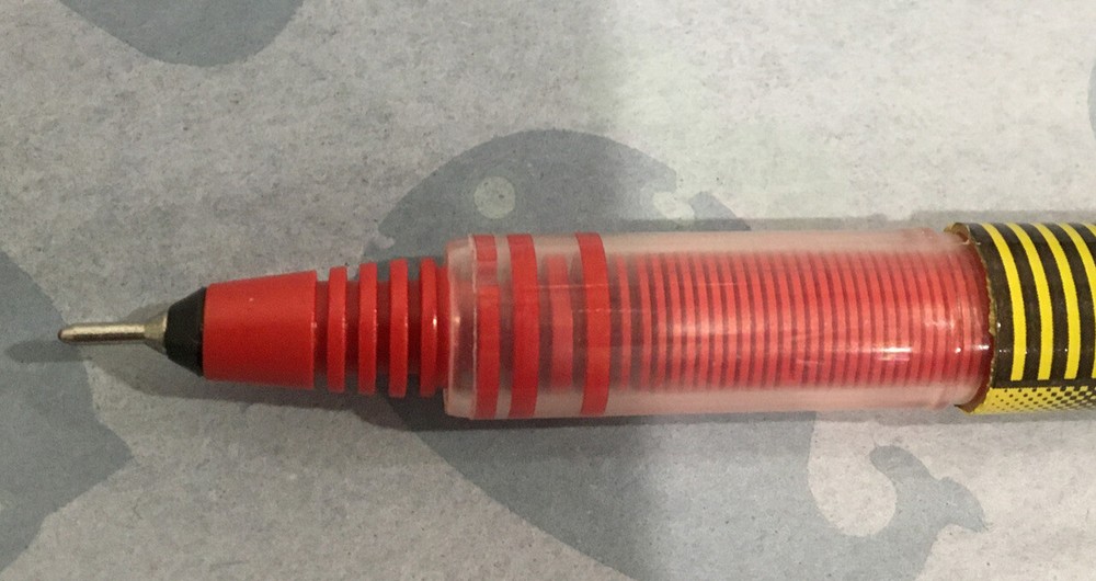 Staedtler Liquid Point Pen-Needle Point/RED Ink, #415-2