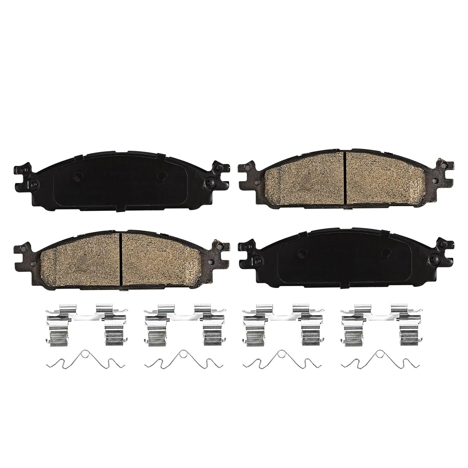 For Ford Explorer Taurus Flex Lincoln MKS MKT Front Rear Ceramic Brake Pads Kit