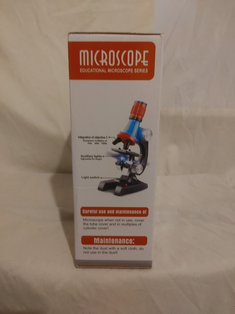 PBOX Microscope Educational Microscope Series Science Beginners Microscope New