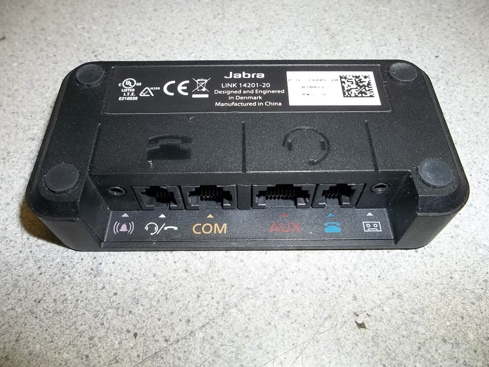 Jabra Link 14201-20 EHS Adapter E210538 *FREE SHIPPING*