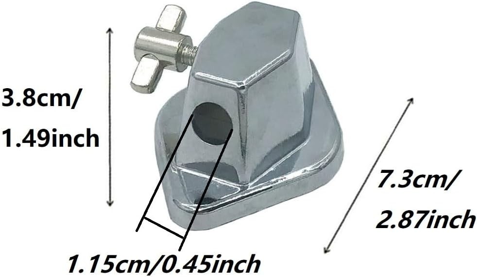 3 Pack Floor Tom Leg Mounts - Essential Drum Hardware for Percussionists