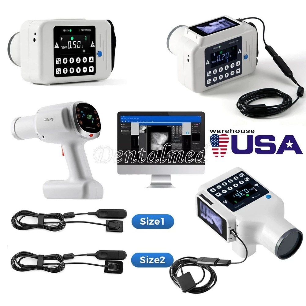 Portable Dental Mobile Digital X Ray Machine Frequency no Scatter Shield /Sensor