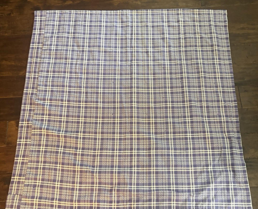 Handmade Purple Square Patchwork Quilt 43"x43"