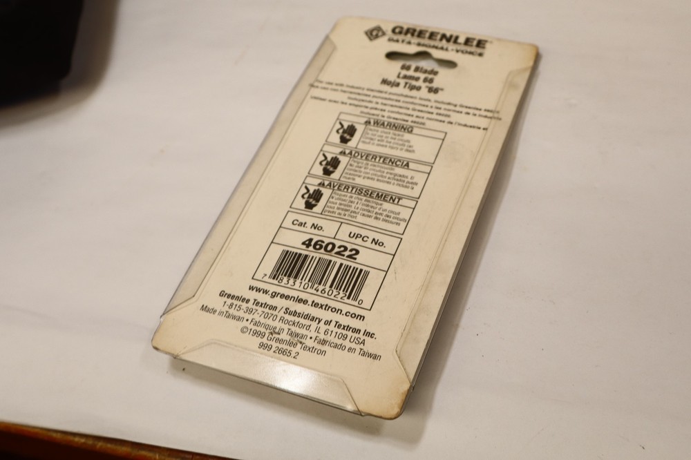 GREENLEE 46022 PUNCHDOWN TOOL BLADE #1