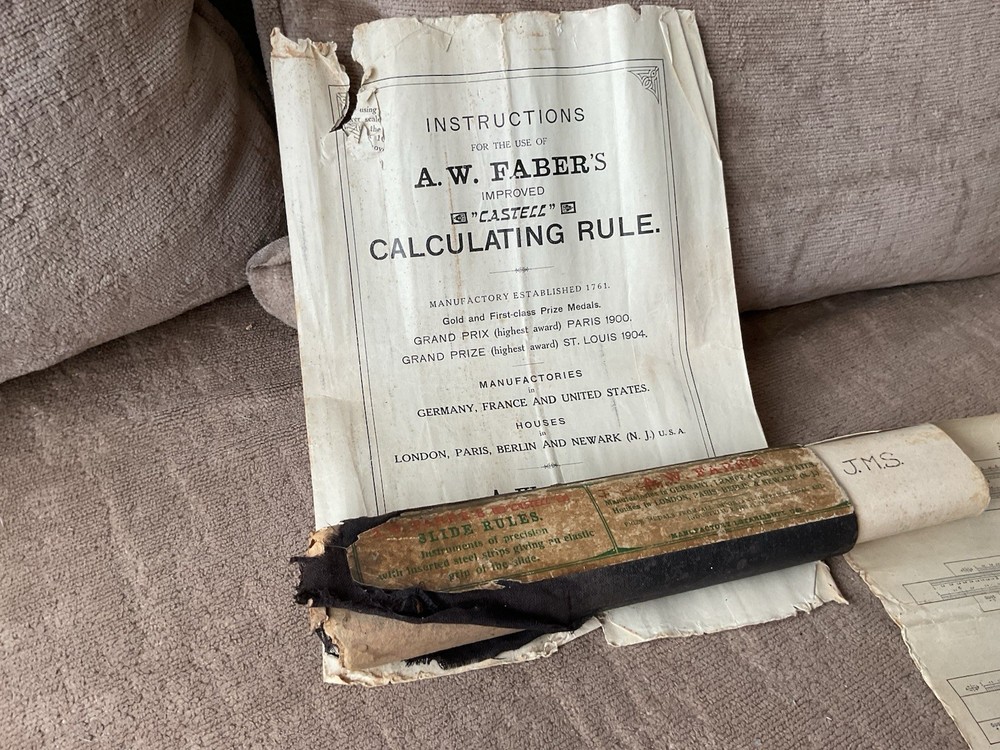 Vintage Slide Rules Bundle x 5