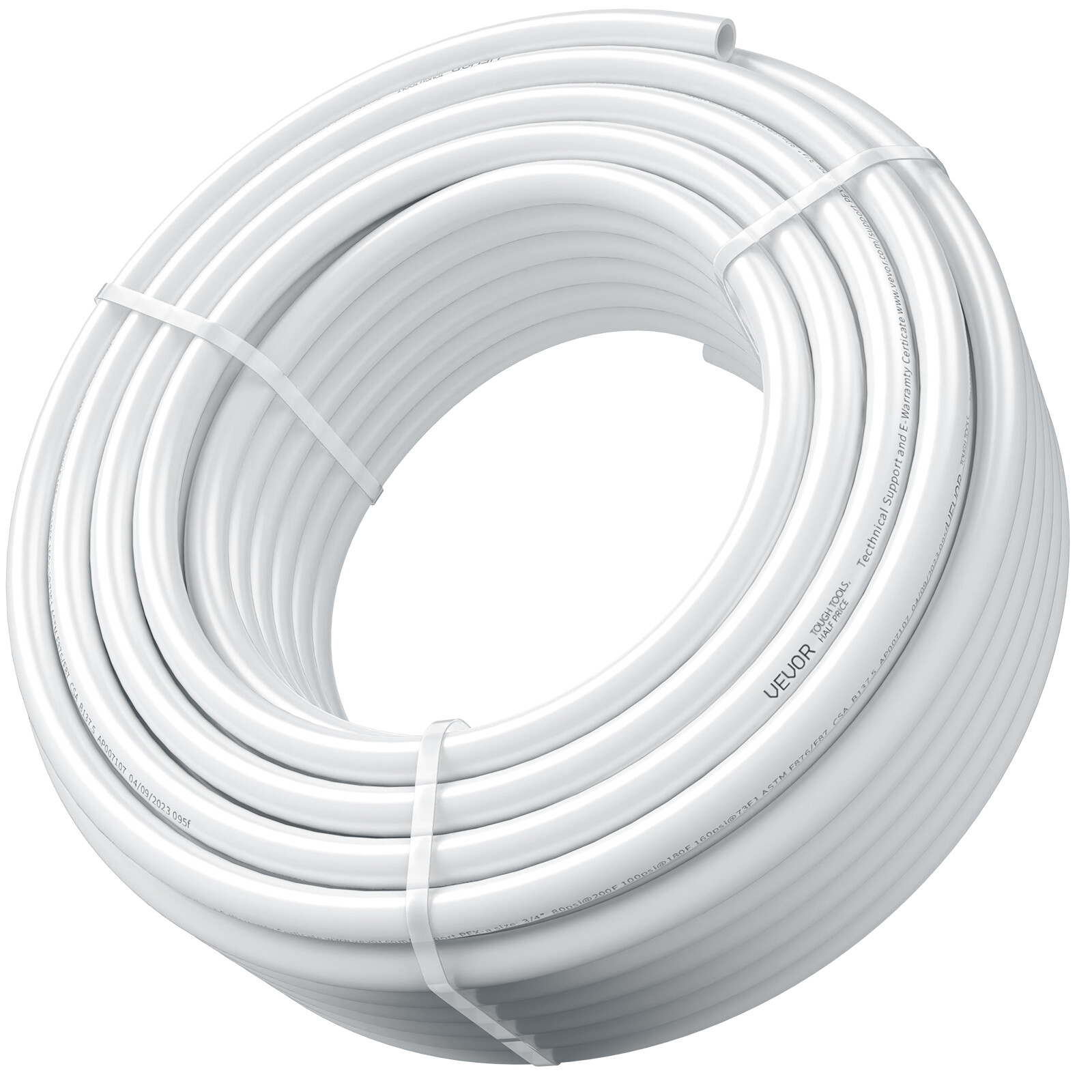 VEVOR 3/4” x 100ft White PEX-B Tubing/Pipe for Potable Water with Pipe Cutter