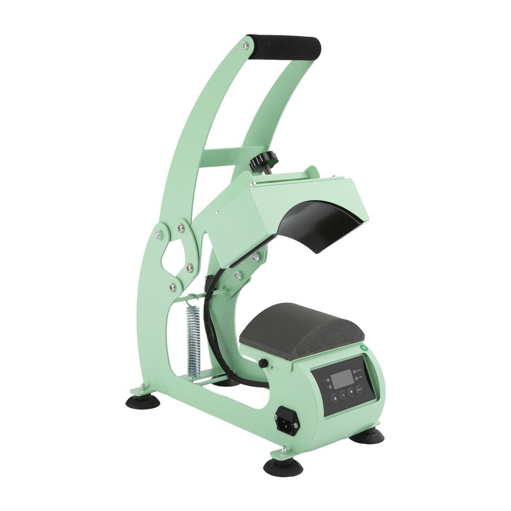 Hat Heat Press Machine with Digital LCD Timer & Temperature Control for Caps