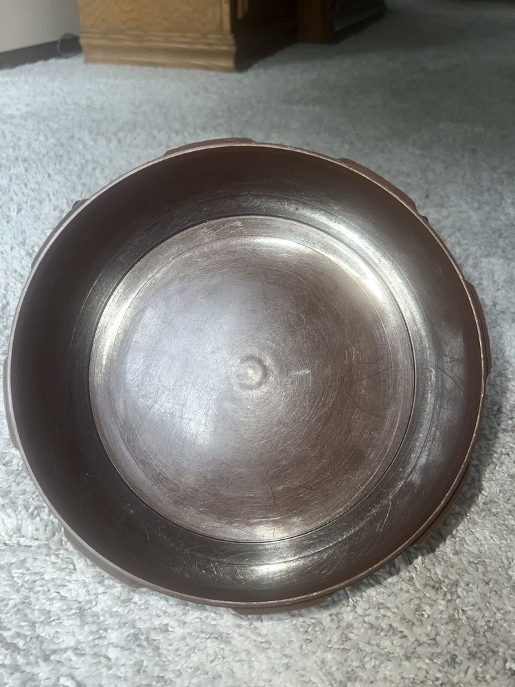 Tupperware Brown Round Servalier Storage Container Without Lid