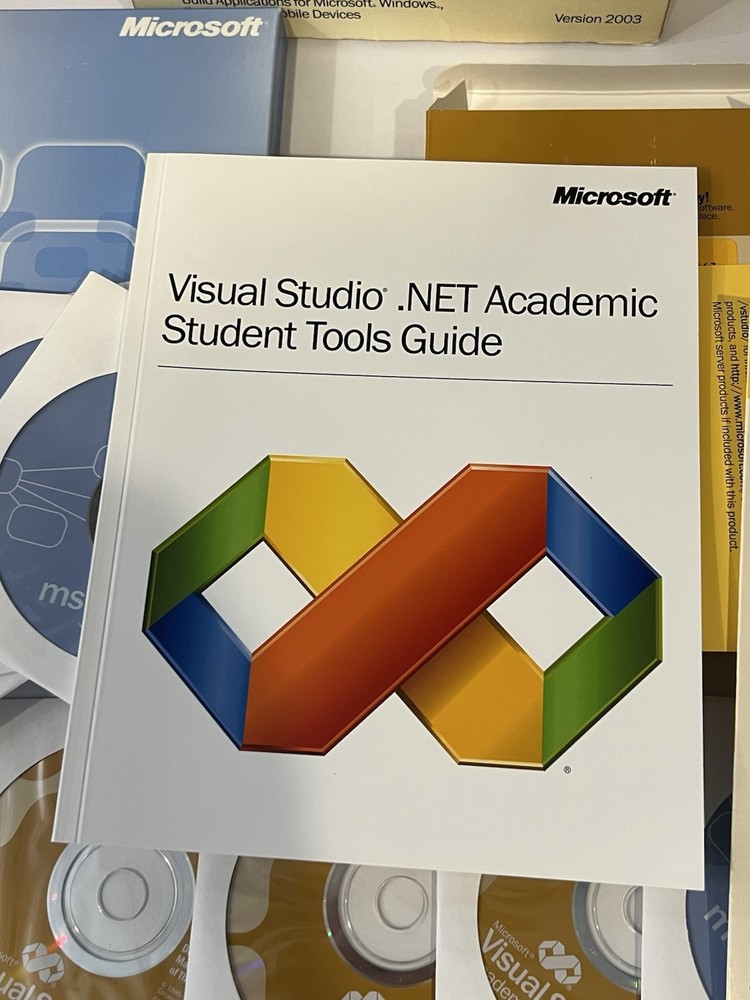 Microsoft Visual Studio.net Academic Version 2003 - New (open box) Complete