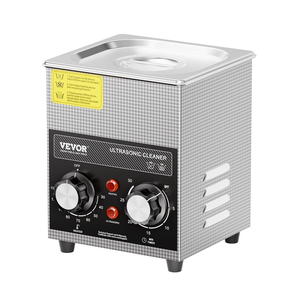 2L Multi-Function Ultrasonic Bath 40kHz Adjustable Heat Digital Panel