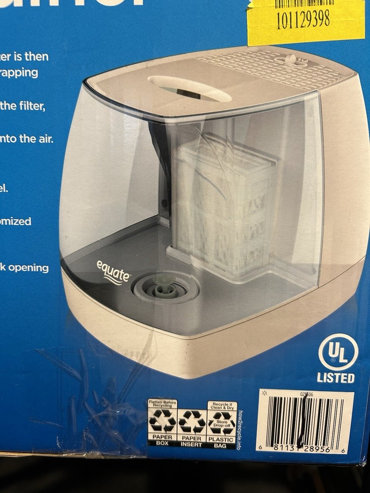 equate invisible cool mist humidifier