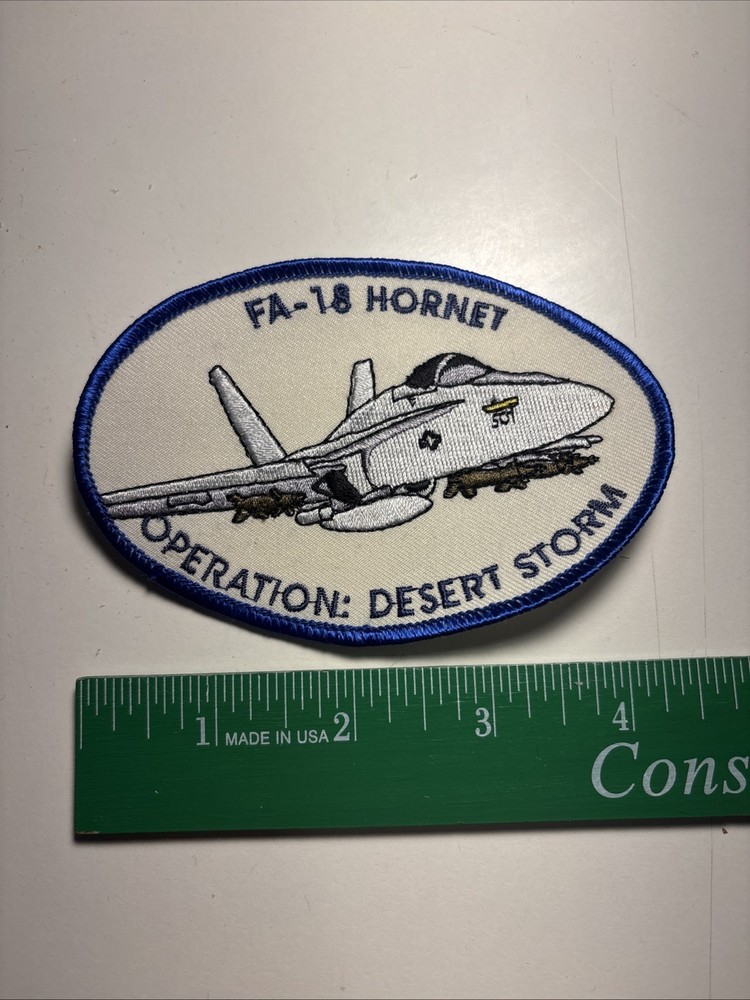 FA-18 Hornet Operation: Desert Storm Embroidered Patch
