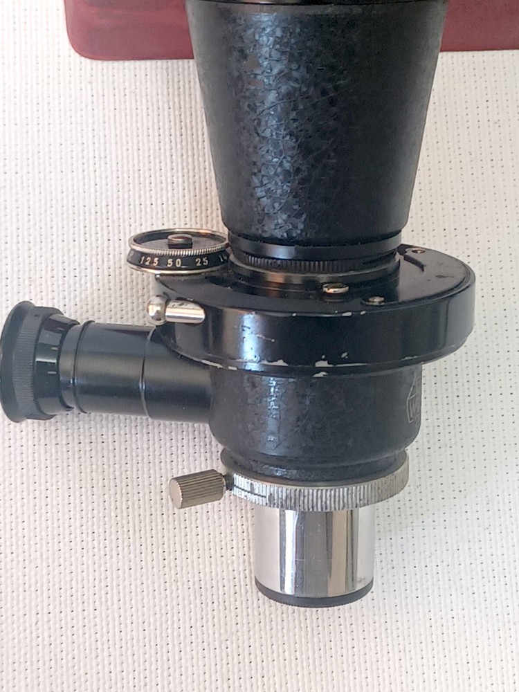 Ernst Leitz Micro Ibso 1/3x microscope attachment and original box