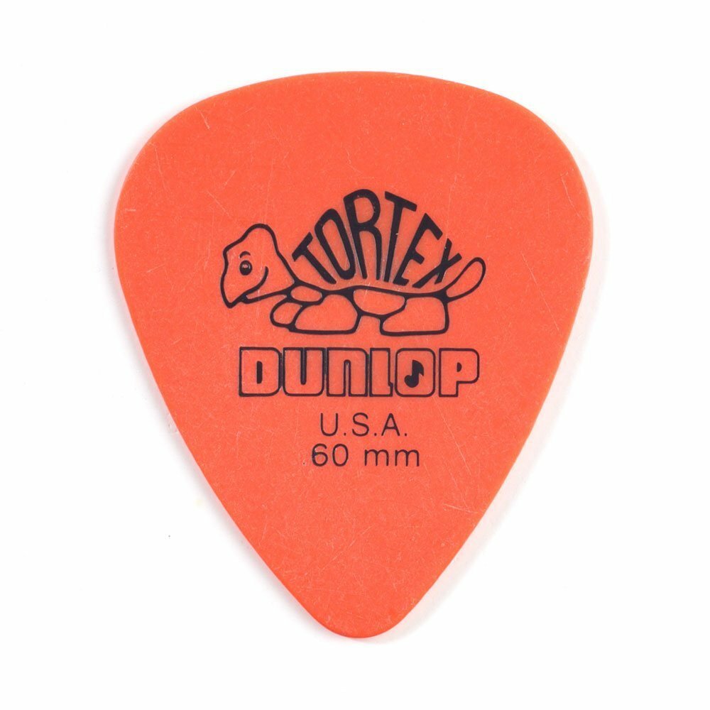 Dunlop 418P.60 - Tortex Standard Guitar Picks, Orange, 0.60mm (12-Pack)