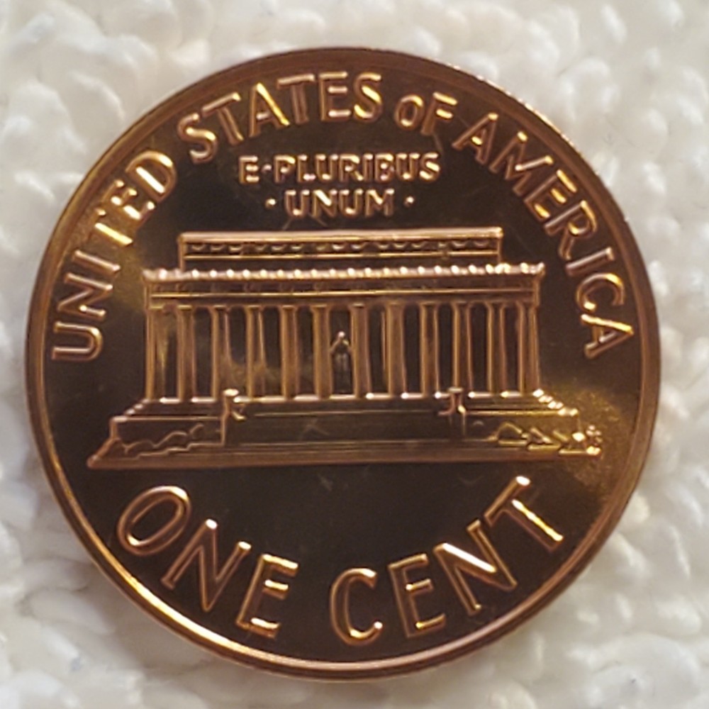 1964-P Proof Lincoln Memorial Cent, Red. 95% Copper
