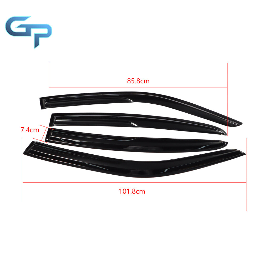 For 2011-2020 Dodge Charger 4pcs Window Vent Visors Sun Rain Guards Deflectors