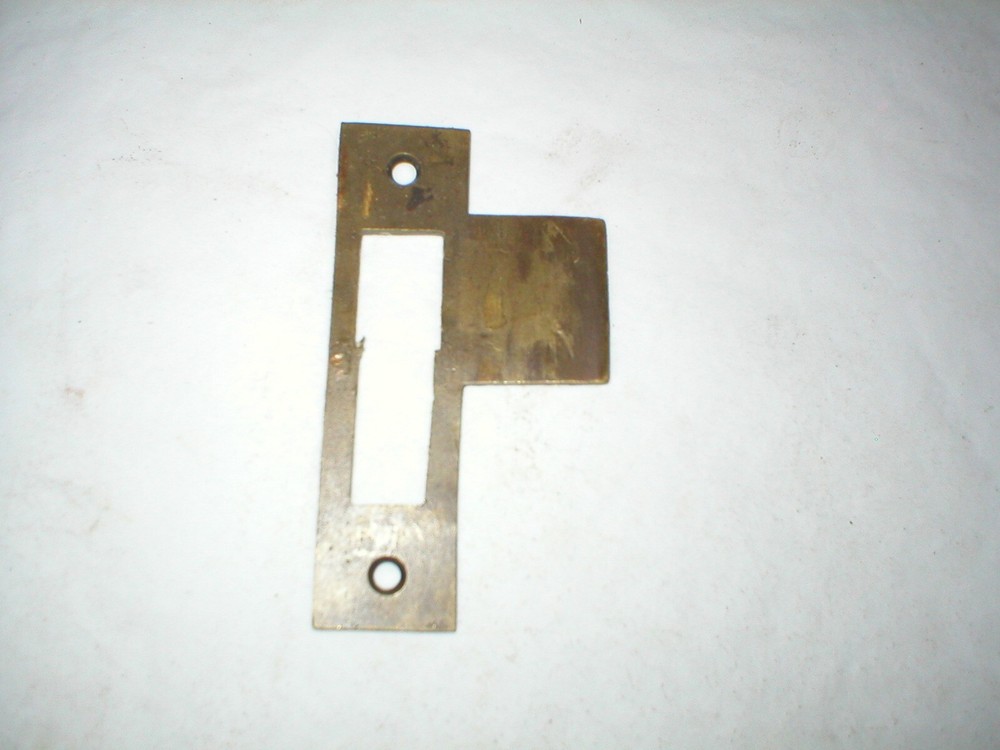 Antique Large Solid Brass Striker Plate