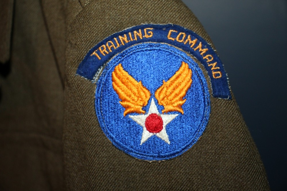 Original Early Post WW2 U.S. AAF Training Cmd. & 8th Army Patched Medic's Jacket