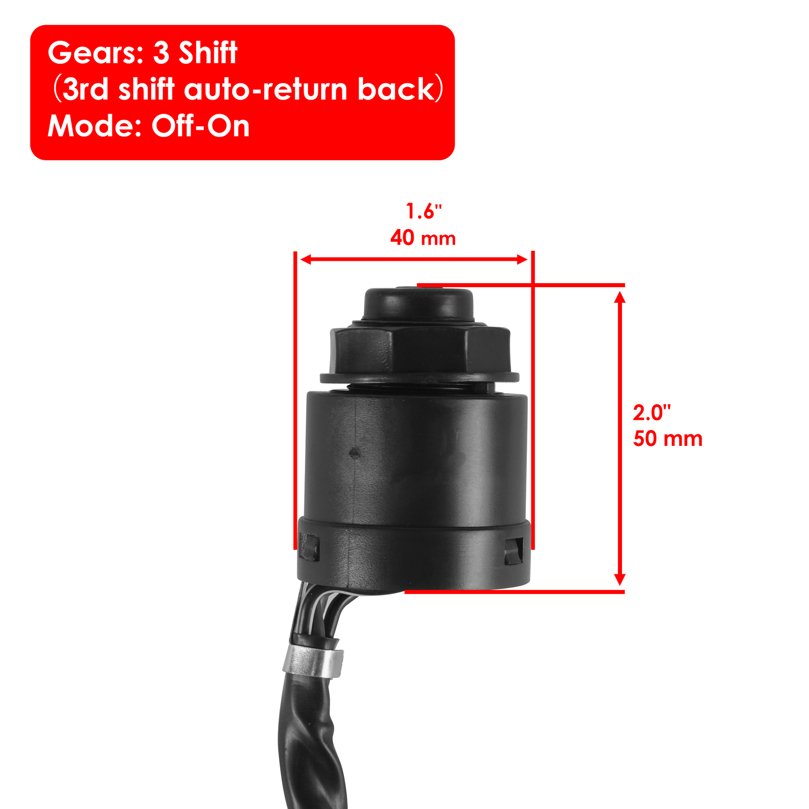 Ignition Key Switch for Kawasaki UTV 27005-0011 / Mule 600 610 4000 4010
