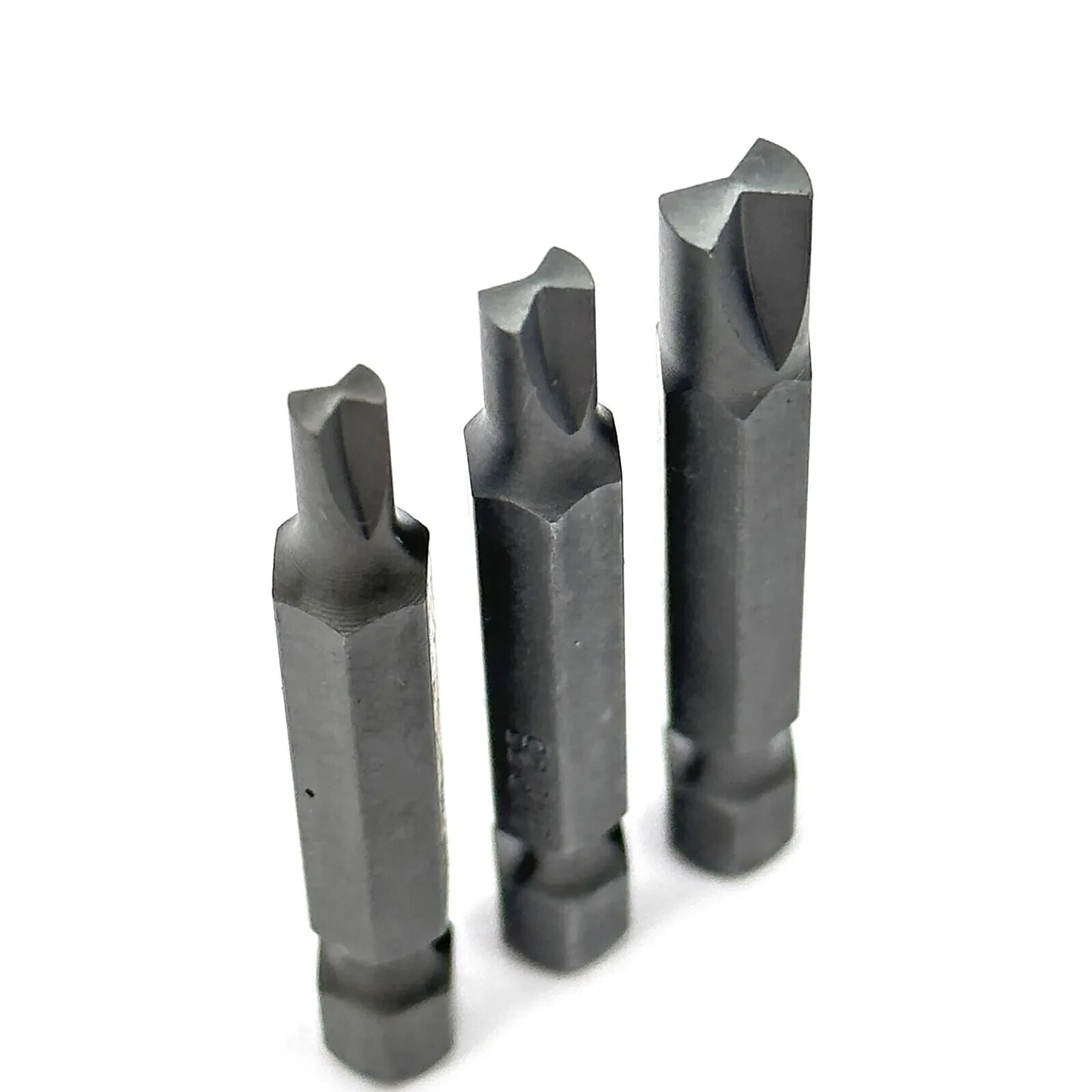 3 pcs Type G Clutch Bits Set for Vintage American Cars 5/32 3/16 1/4 in S2 Steel