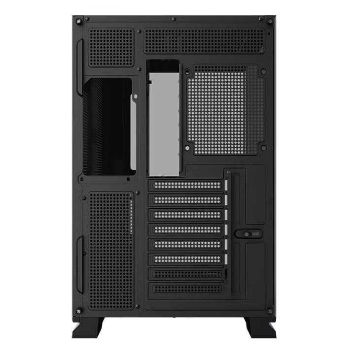 SAMA Image Fly Light Black Case - Hidden LED Strips, Back-Insert Motherboard