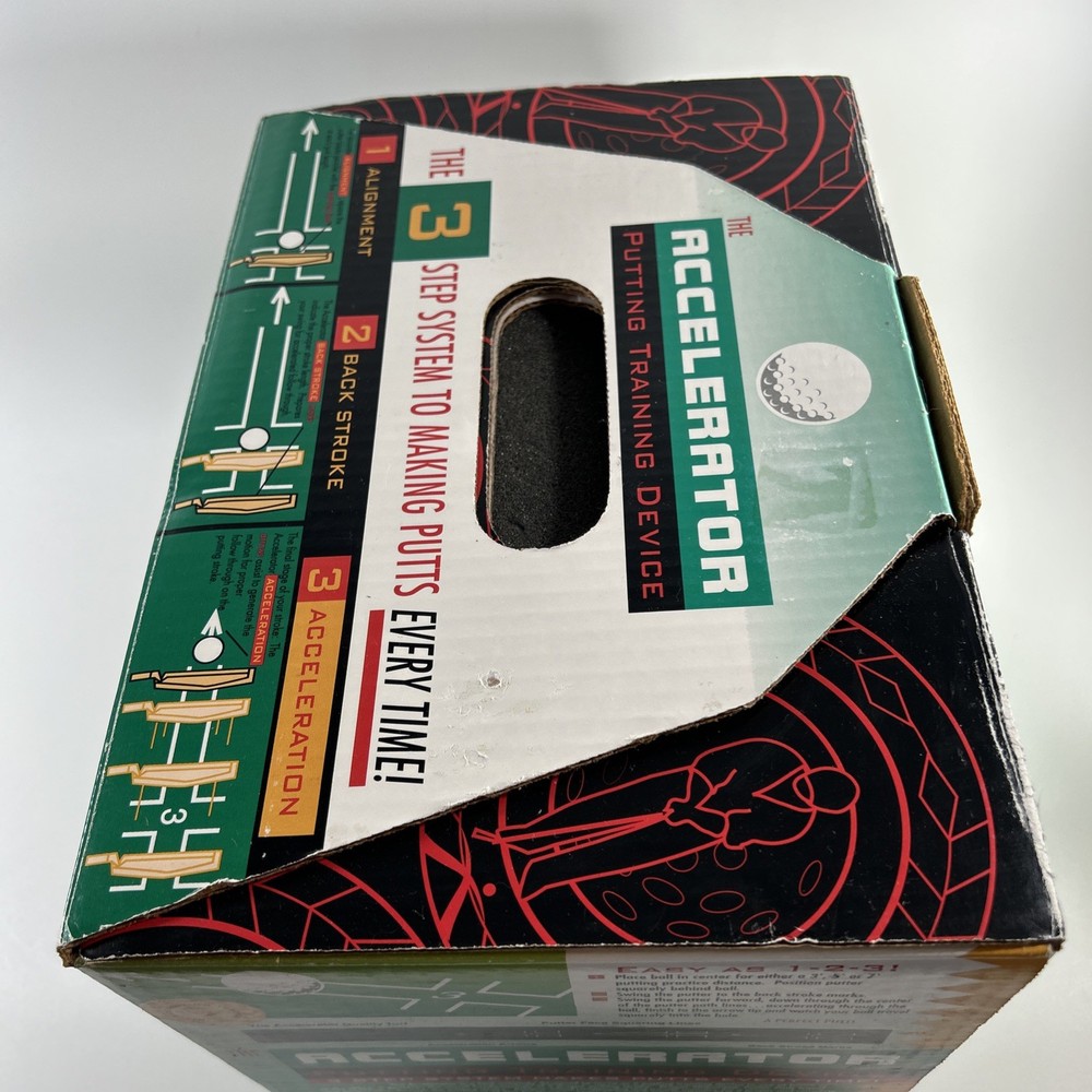 Golf Training The Accelerator Training Device Practice Mat with 3-Step System