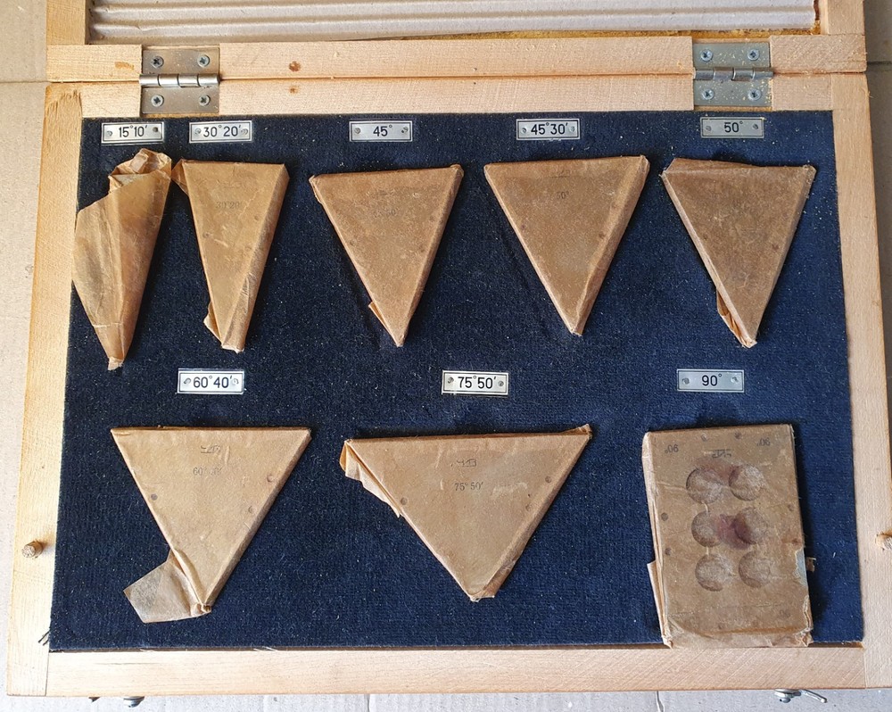 Precision Metric Gauge Block class 1 SET № 4 - 8 pcs .