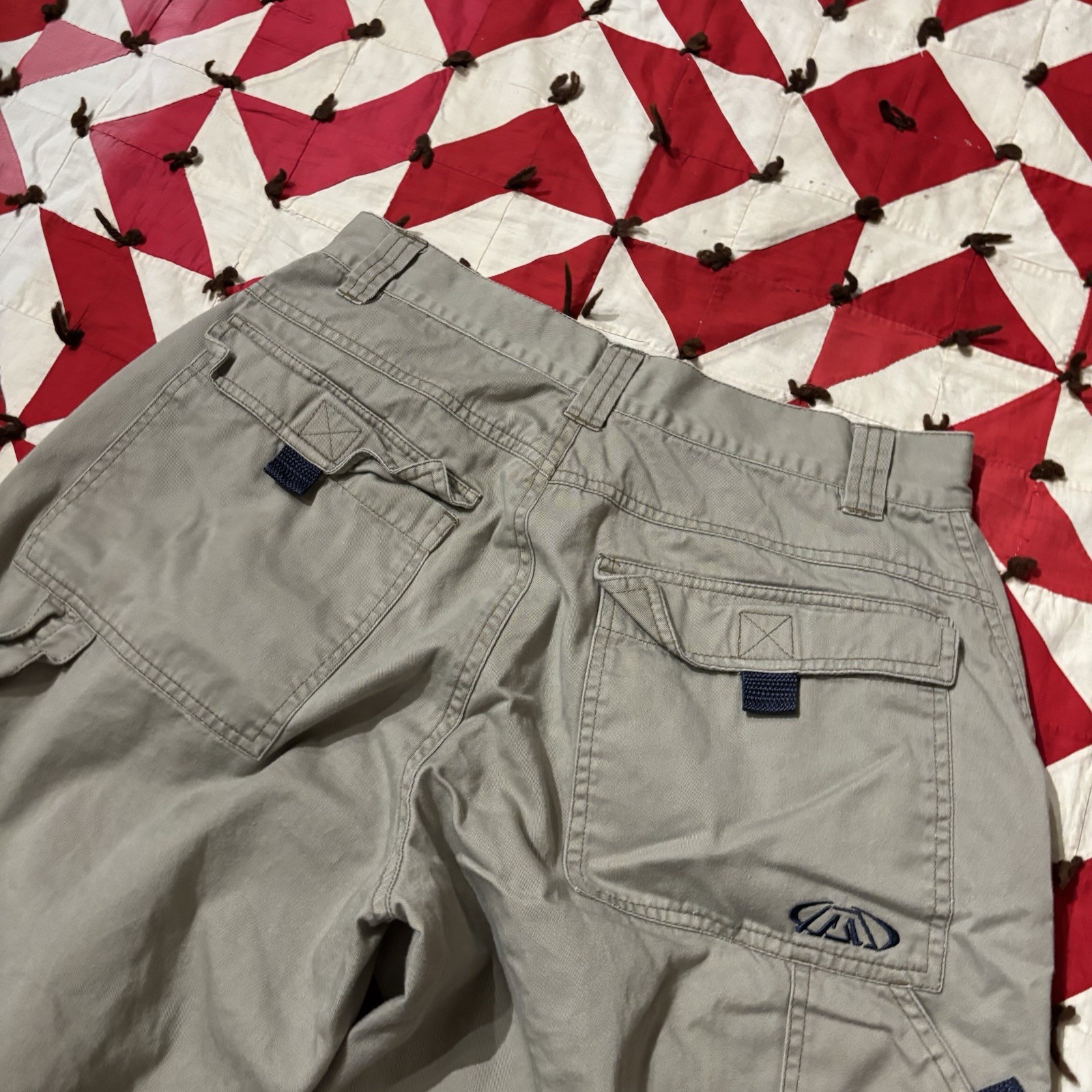 Vintage Y2K Masters Of Architectural Clothing Pants Raver As Is Worn Beige