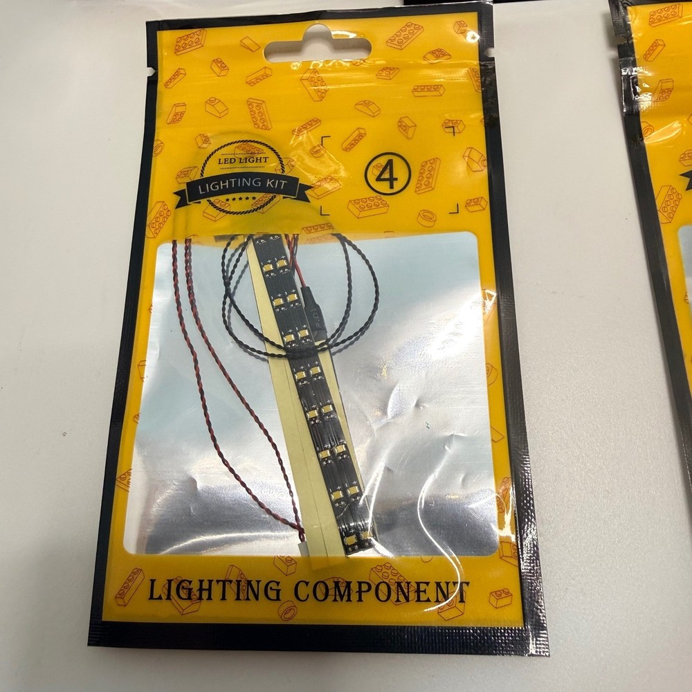 Lets Light Up Brick World 5 Pack LED Lighting Components for Building Blocks