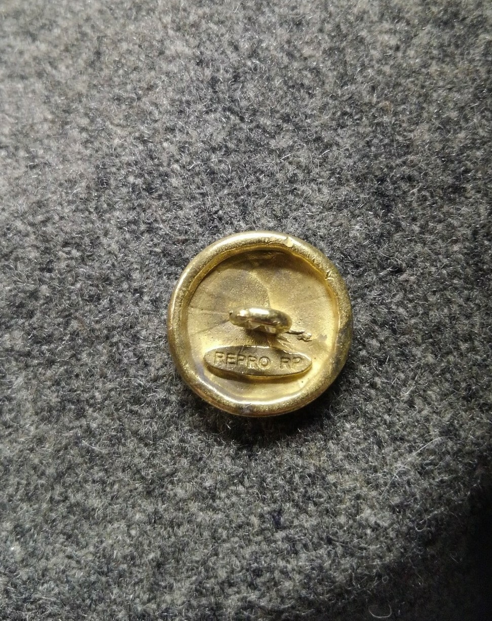 WWI German Bavarian Brass finish 21MM LEFT FACING buttons by the each