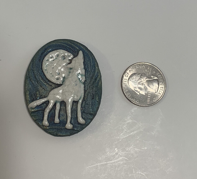 Wolf Medallion I am Passionate