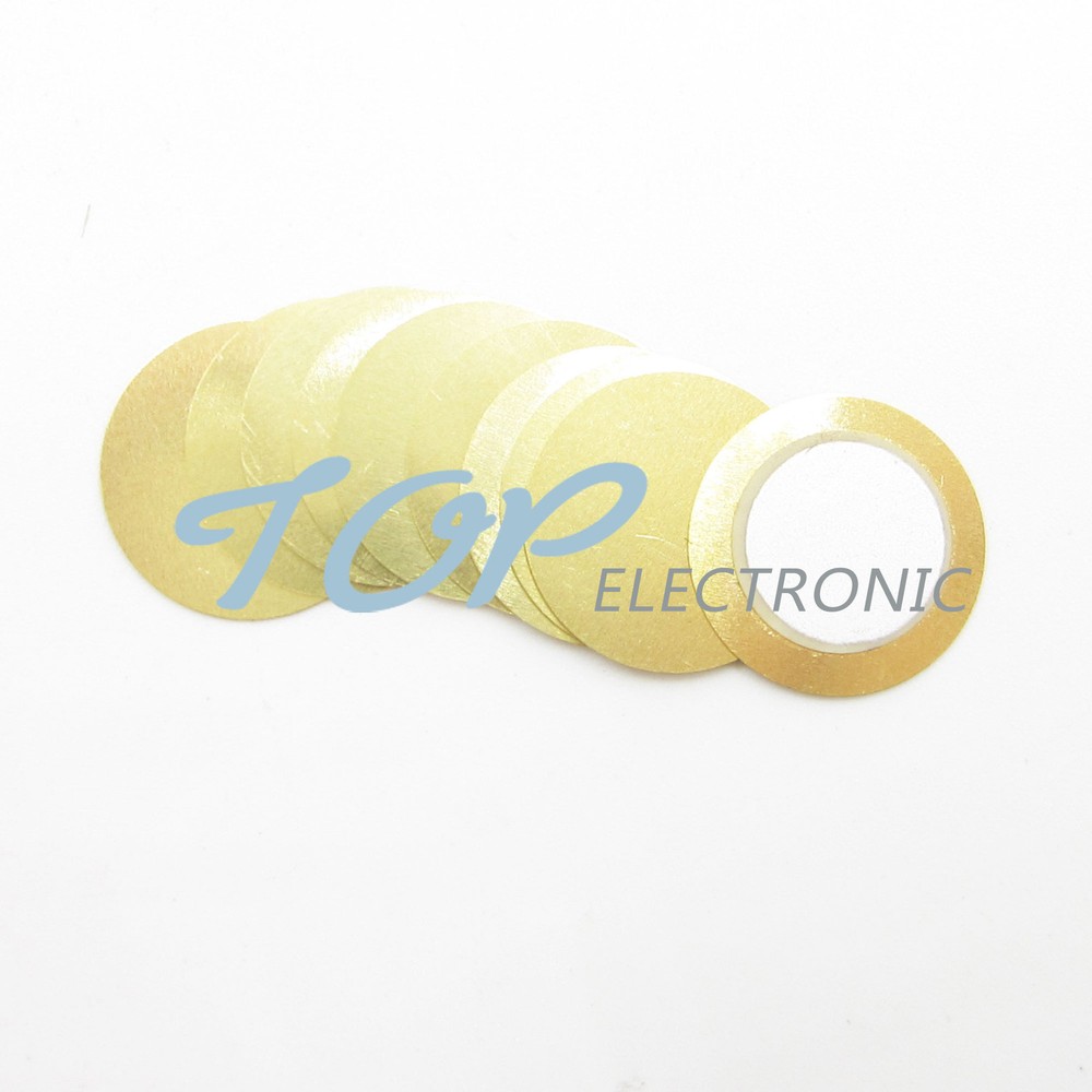 50PCS 15mm Piezo Elements Sounder Sensor Trigger Drum Disc