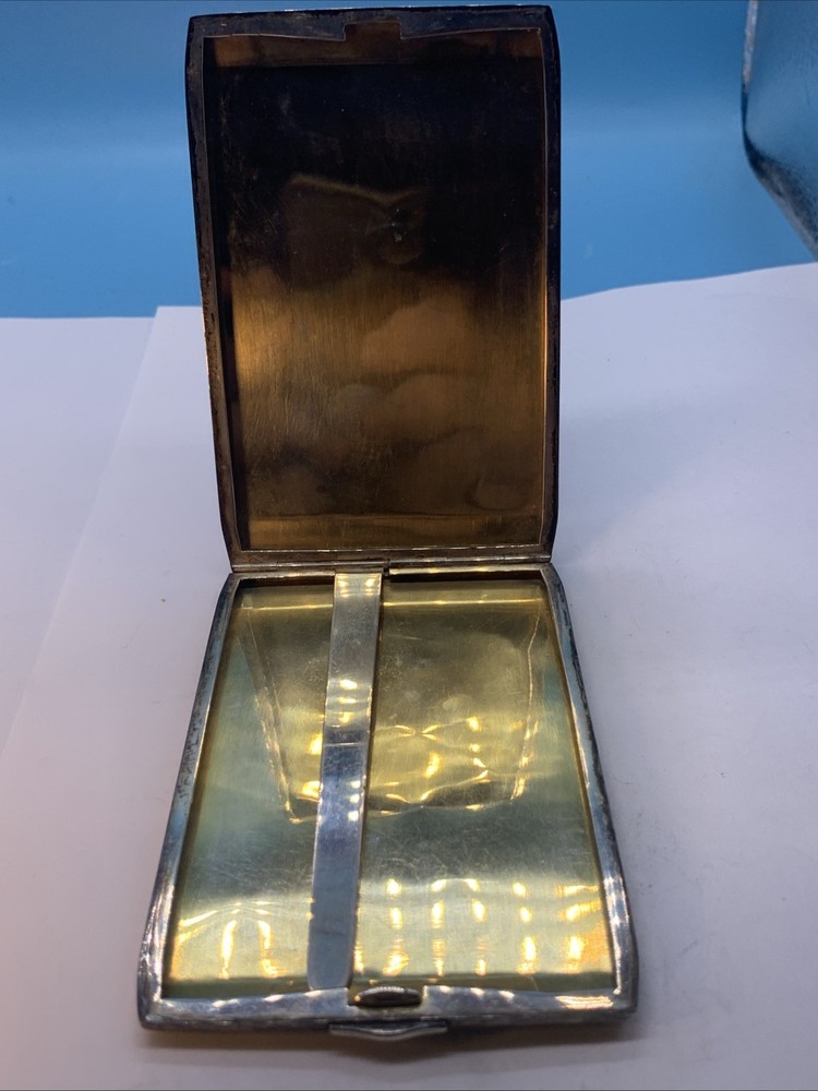 Vintage Napier Sterling Silver Cigarette Case