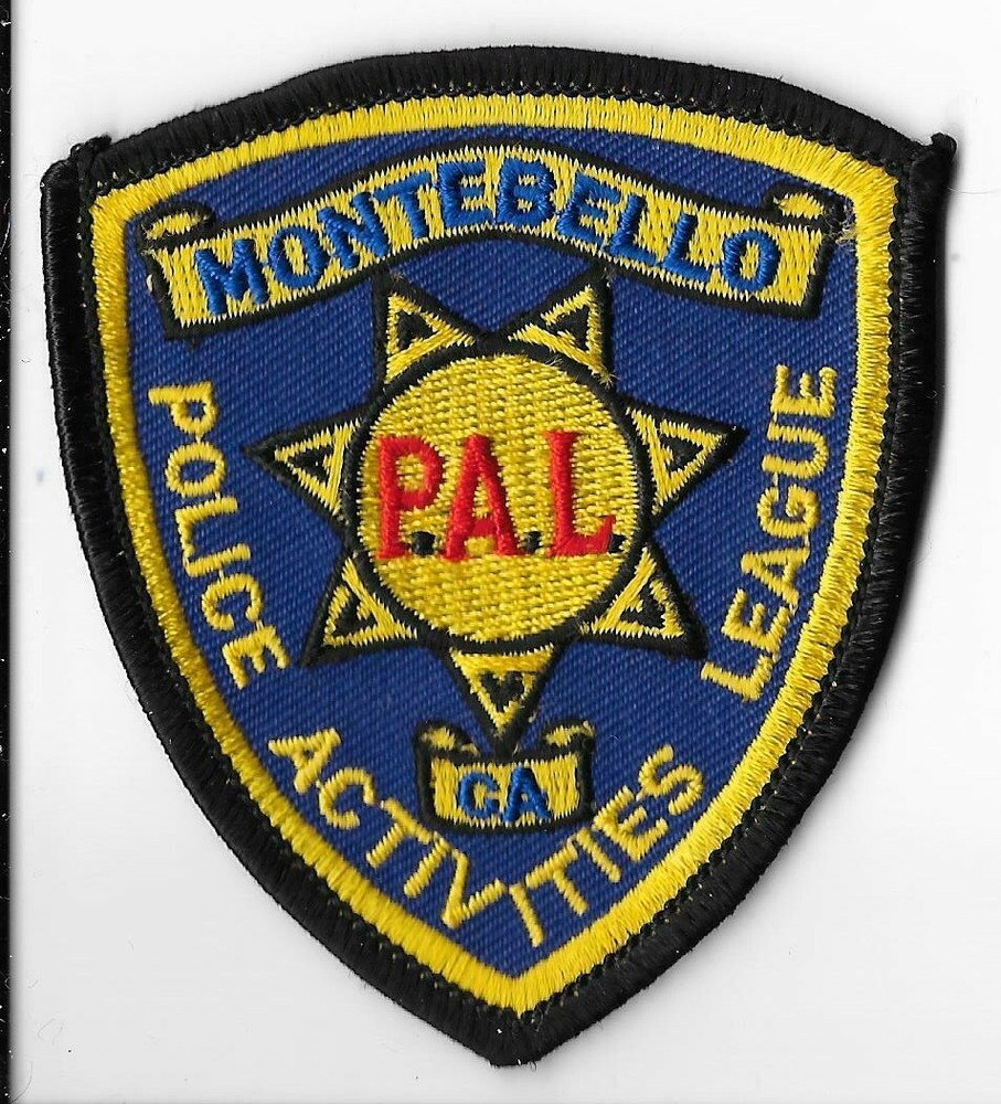 Montebello Police Department, California PAL Hat Patch