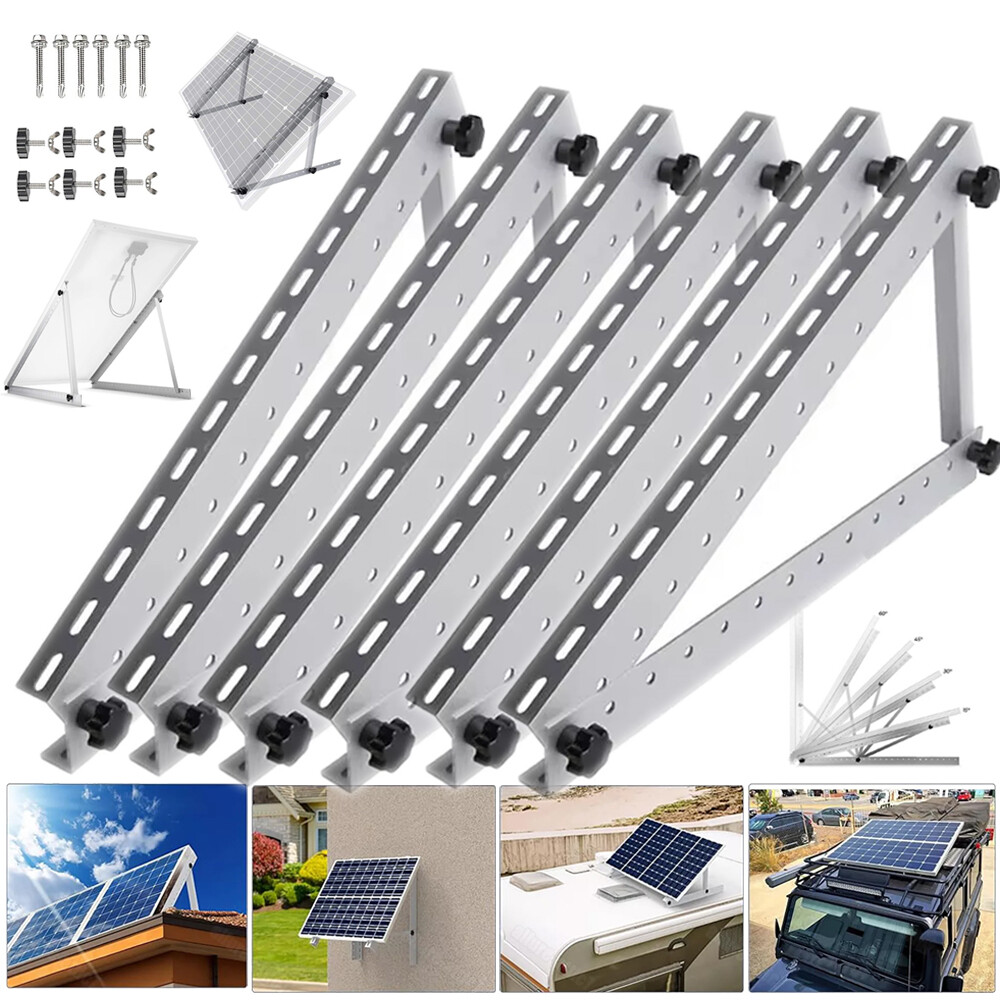 28in Solar Panel RV Tilt Mount Brackets kit Wall Roof Surface Adjustable Frame