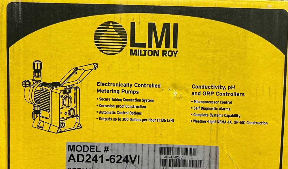 LMI Electronically Controlled Metering Pump AD241-624VI