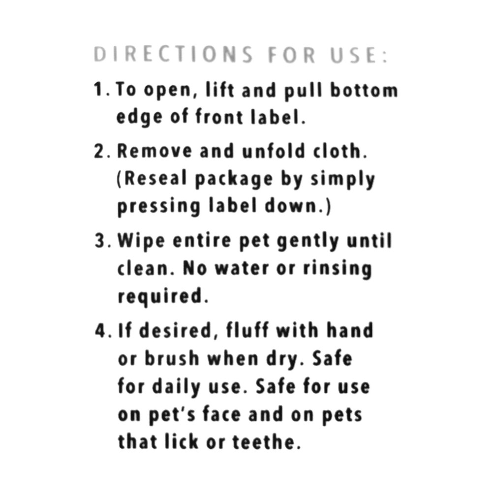 (3 pack) Vanilla Coconut Deodorizing Wipes for Cats & Kittens, 20 Count