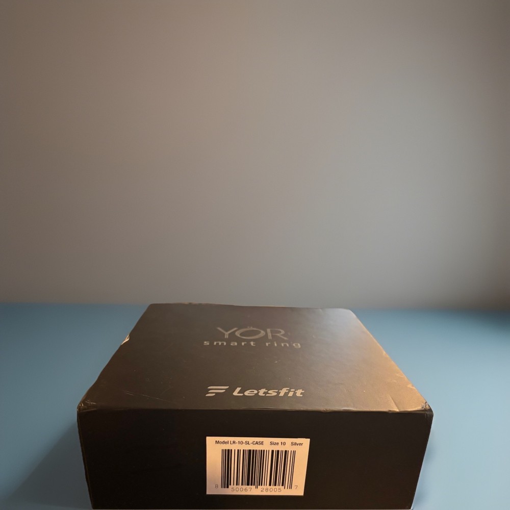 YOR Smart Ring by LetsFit – Silver Size 10 – Open Box Unused – iOS/Android