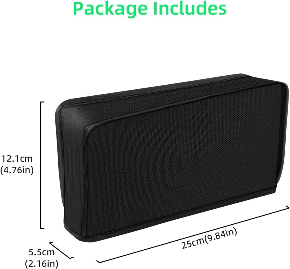 Durable Black Dust Cover for Switch/Switch OLED Dock | Scratch & Water Resistant