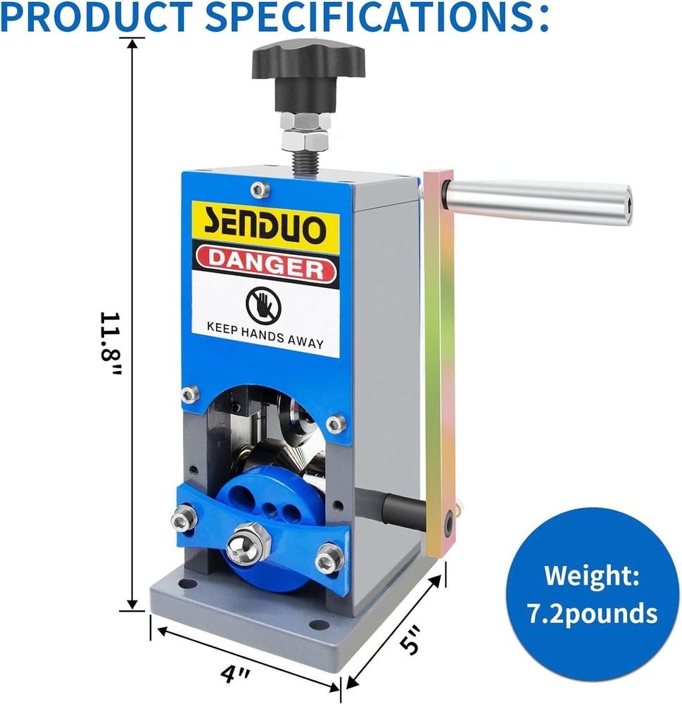 Upgraded Manual Wire Stripper Machine 0.06-1.57in,Cable Stripper Machine for ...