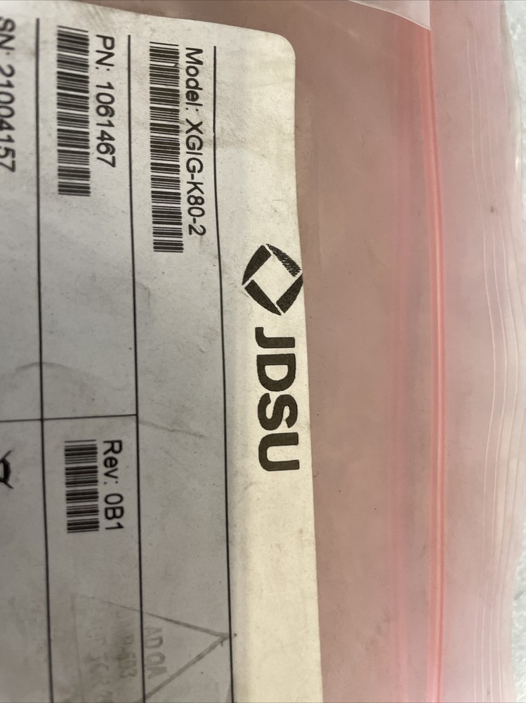 New - JDSU - Model: XGIG-K80-2 | with Cables