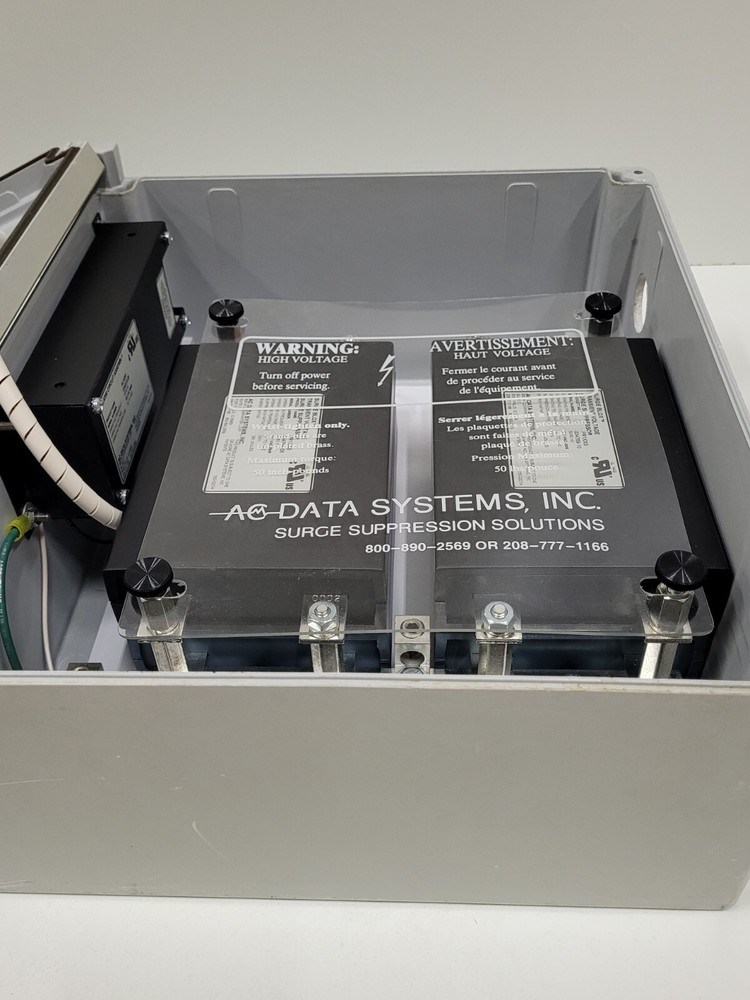 AC DATA SYSTEMS TRANSIENT VOLTAGE SURGE SUPPRESSOR 120/240 B82XSA