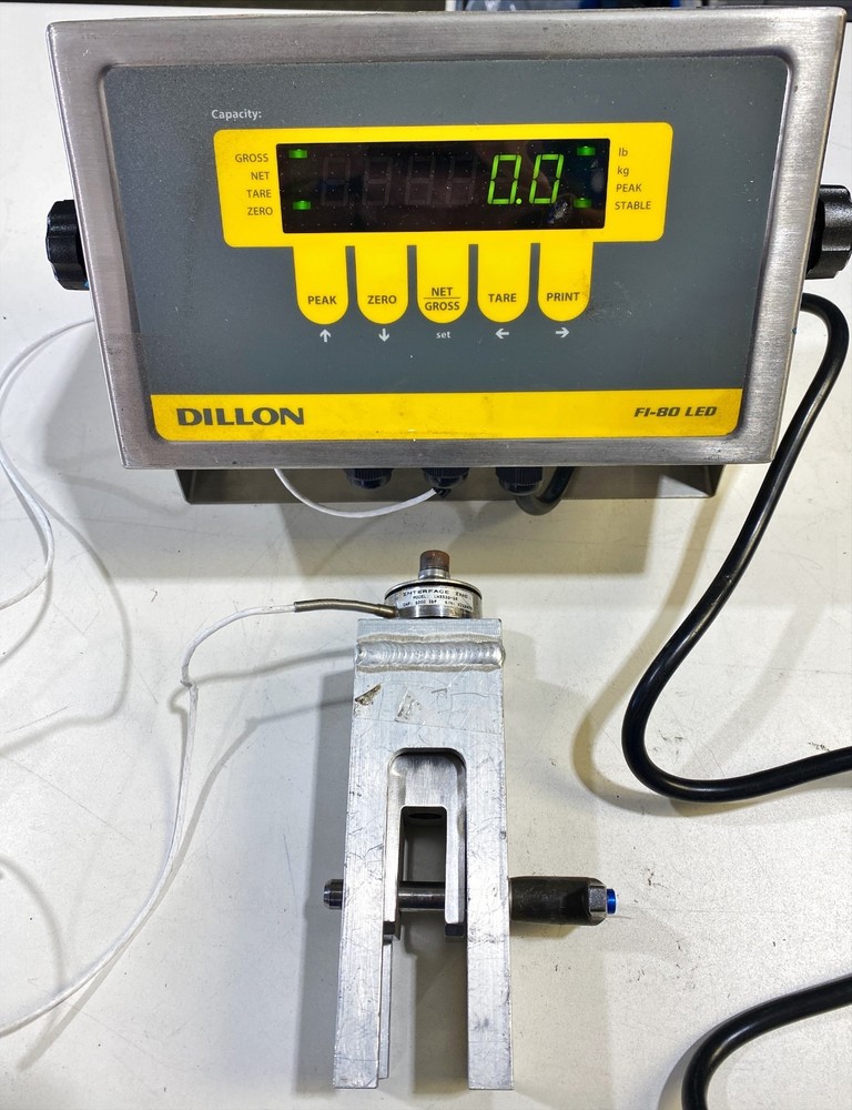 Dillon FI-80 LED Load Cell Indicator & LW1538 1K Model Load Cell FREE SHIPPING